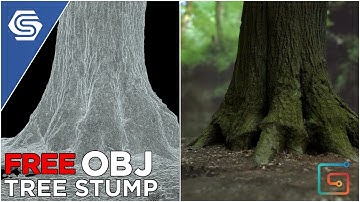 FREE 3D Scanned Tree Stump