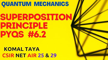 Quantum Mechanics: PYQs Superposition Principle  | Lec 6.2 | CSIR NET | Chemical & Physical Sciences
