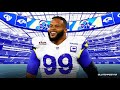 Aaron Donald Terrifying Quarterbacks for 8 Minutes (highlights)