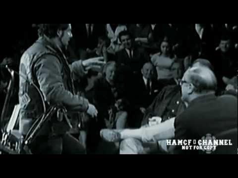 http://www.youtube.com/hamcf HELLS ANGEL Skip Workman confronts Hunter S Thompson.