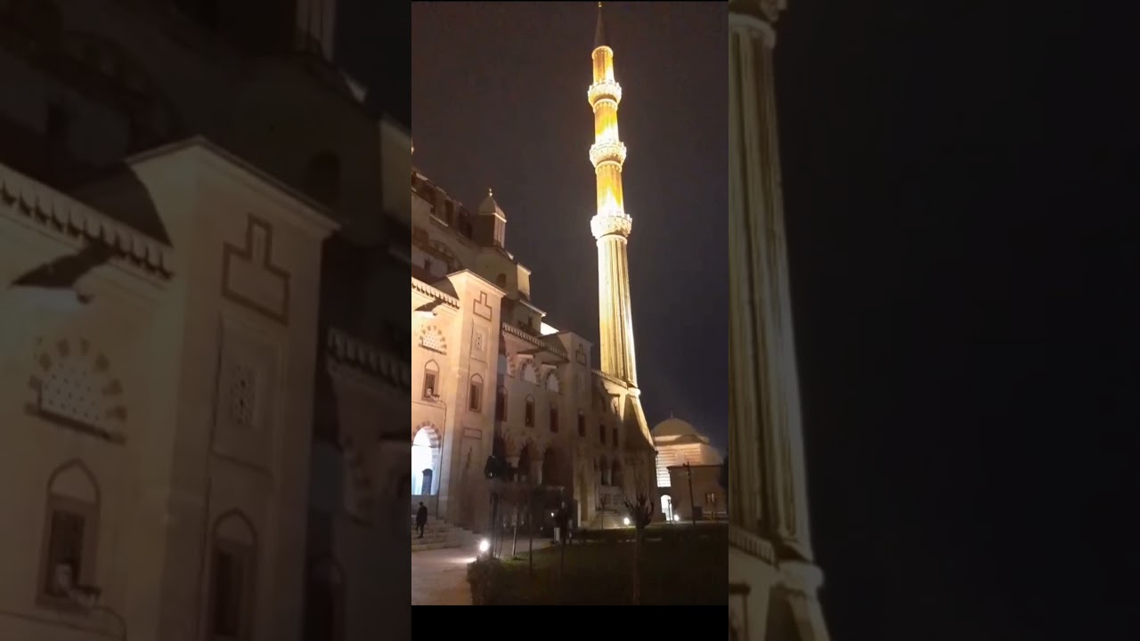 Edirne Selimiye camii Merkezi Yatsı Ezanı şerifi. Makam Hicaz. Okuyan Hüseyin AYER