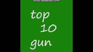 top 10 guns ever to be made