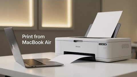 How to print from MacBook Air