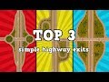 TOP 3 simple highway exits in Cities: Skylines [Vanilla / no mods tutorial]