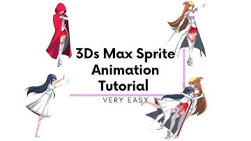 3Ds Max Sprite Sheet Animation Tutorial Very Easy - Easy 3D Modeling