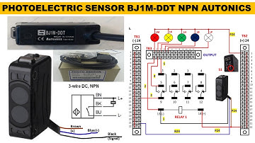 Photo Sensor BJ1M DDT NPN Autonics / Sensor Jarak Pemantulan Langsung - Part 1
