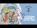 Avanons ensemble cette toile vipcrossstitch crossstitch blabla stampedcrossstitch