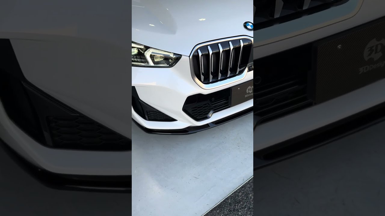 楽天市場】BMW X1（フロントスポイラー｜外装・エアロパーツ）：パーツ BMW X1 U11 U12 M スポーツ 2023 2024 フロントバンパー リップスポイラー 光沢ブラックまたはカーボンファイ
