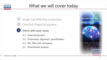 Single Cell RNA-Seq Analysis in OmicSoft