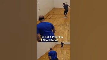 Short Serve Was Called An Ace! #racquetball #highlights