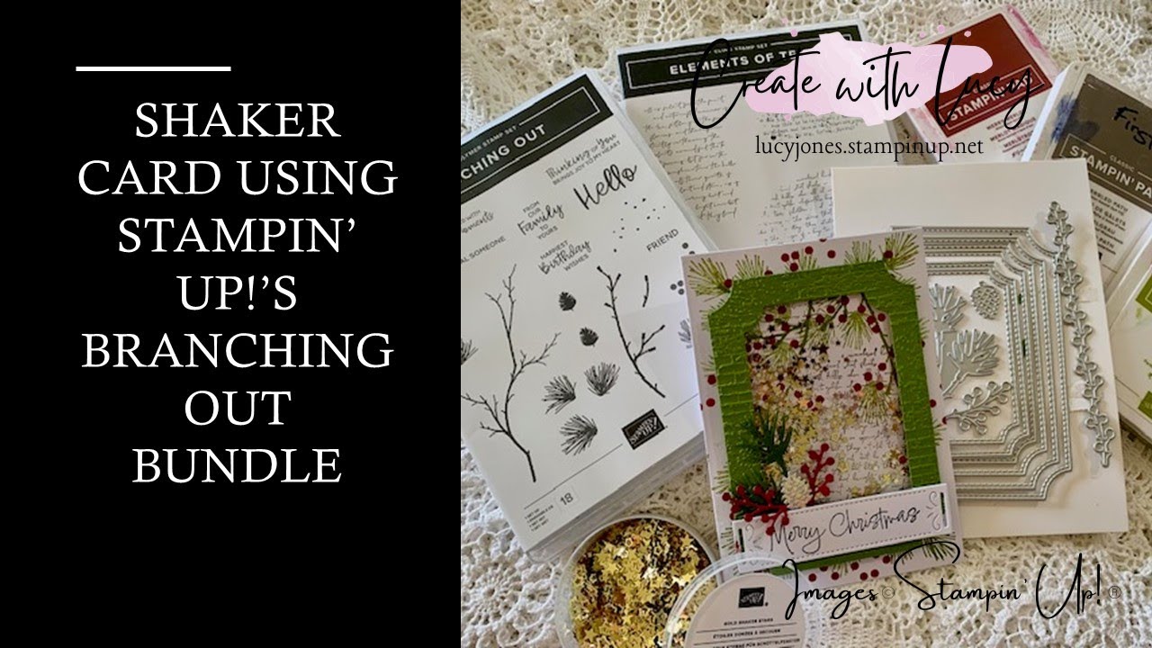 Shaker Card Using Stampin' Up!'s Branching Out Bundle