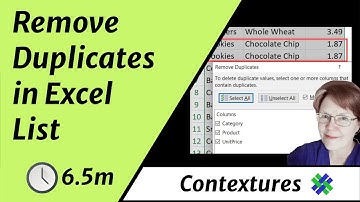 Remove Duplicates From Excel List Multiple or Single Column