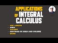 APPLICATIONS OF INTEGRAL CALCULUS