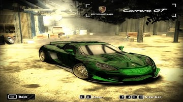 Porsche Carrera GT Gameplay + Customization - Need for Speed Most Wanted 2005