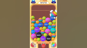 2048 Balls New! World Record! Score: 11876743 Max Ball: 128AQ - HPAS