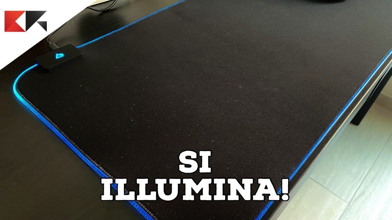 Questi tappetini per mouse si ILLUMINANO! 