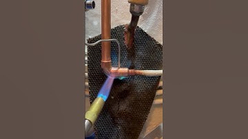 Radiator copper pipe small to big! #asmr #subscribe #diy #howto #youtubeshorts #plumbing #tools