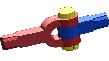 💫CREO TUTORIAL #5 || Design and assembly of Knuckle Joint in creo parametric.