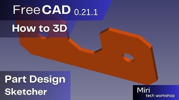 FreeCAD version 0 21 1 part #20 2024  How to 3D