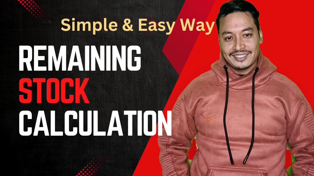 Stock Remaining Module Easy but Important - Remaining Stock Calculation in Excel - YouTube