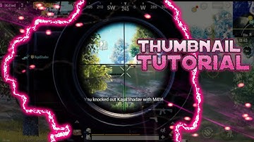 Make this Awesome PUBG Thumbnail on Android || Glowing Effect || Picsart+Pixellab+Pstouch ||