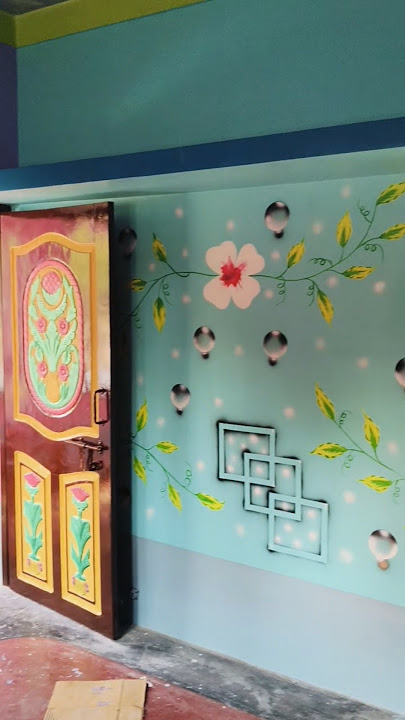 wall painting 🖌️🖌️#shorts #vairl #video #song #bollywood