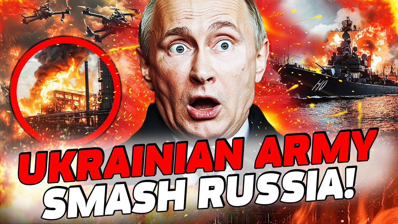 🔥NOW! CRITICAL BLOW! GAS PIPELINE EXPLODE! FACTORIES IN FLAMES! RUSSIAN ...