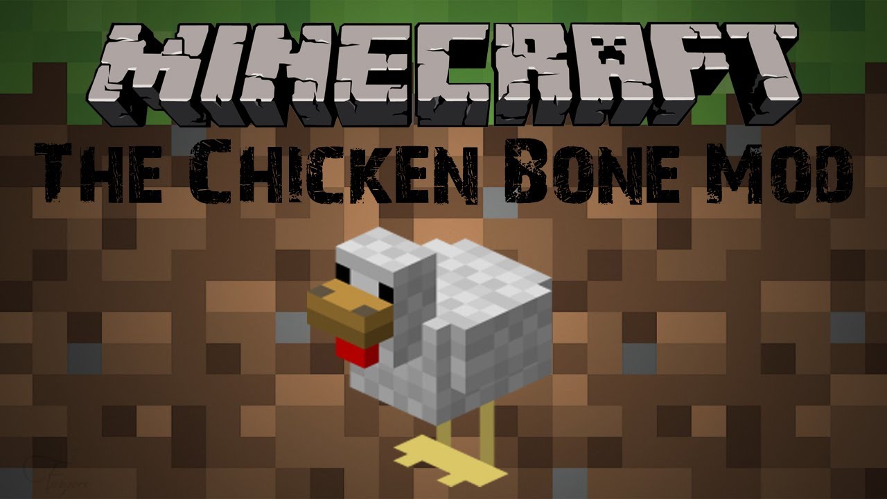 Мод на майнкрафт цыплята. Chicken Bones Mods.