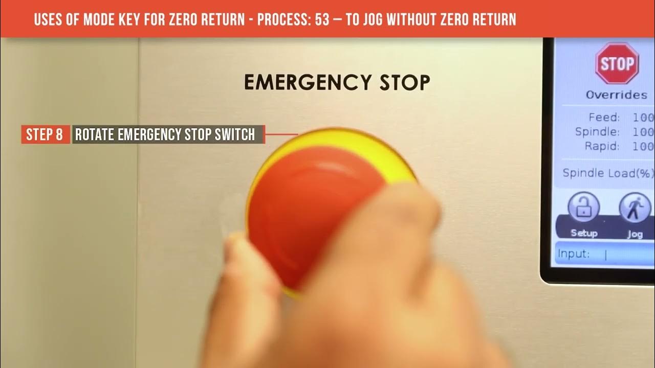 Haas Quick Guides Uses of Mode Key for Zero Return YouTube