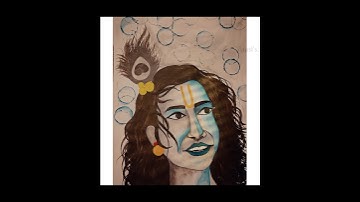 Krishna❤️❤️ #shortvideo #art #reels #drawing #viralreels #krishna #sumedhmudgalkar #viralreels #love