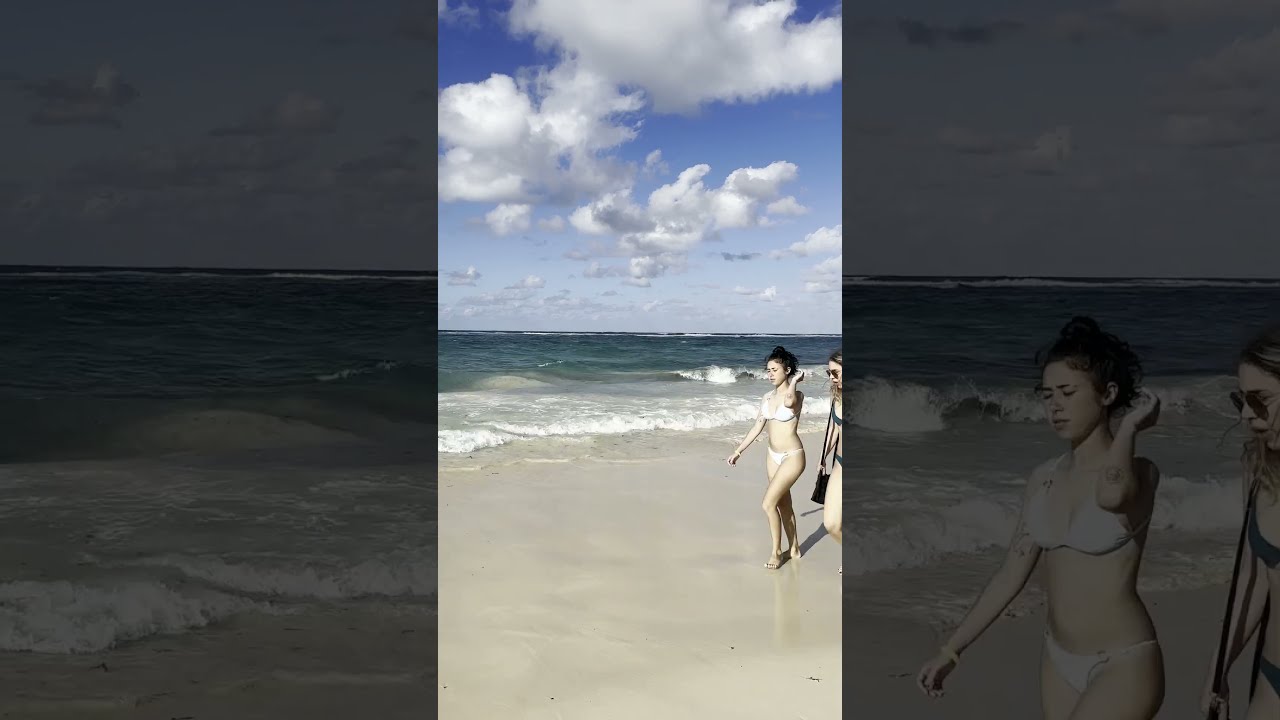 🇩🇴 Punta Cana beach walk🌴