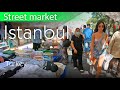 Istanbul walking tour - Mecidiyeköy Sundays street bazaar