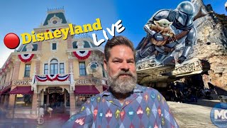 🔴 DISNEYLAND LIVE: Red, White & Blue + Grogu, Grads & Big Crowds Too!