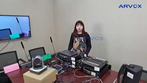 ARVOX RC-6600 Series Conference System with Video Tracking Function