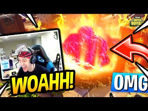 NINJA REACTS TO FIRST *METEOR* CRASHING IN FORTNITE!! Fortnite SAVAGE & FUNNY Moments