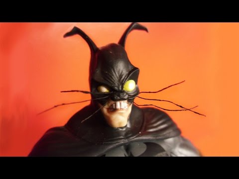Arkham City Rabbit Hole Batman Action Figure Review with Custom Whiskers -  YouTube