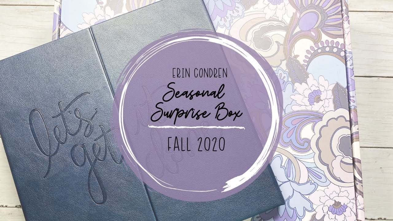 ERIN CONDREN FALL SEASONAL SURPRISE BOX | Unboxing & Thoughts on the EC Seasonal Surprise Box