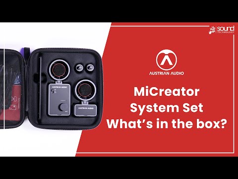 Austrian Audio MiCreator System Set | What's in the box? - YouTube
