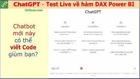 ChatGPT  là gì? Live test về hàm DAX queries và Power BI | Học Code từ AI ChatBot thay vì Google?