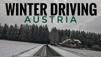 Winter Driving In Austria | 4K Driving | Winter Driving on Snowy Roads