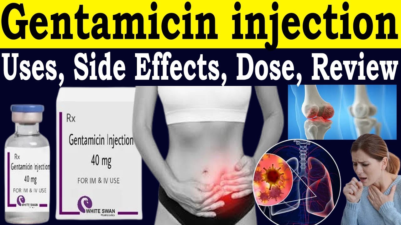 Gentamicin injection kis kaam aata hai - Gentamicin injection 40 mg Uses - Side Effects, Dose,