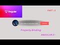 Property Binding with Examples | Master Property Binding in Angular | Data Binding in Angular