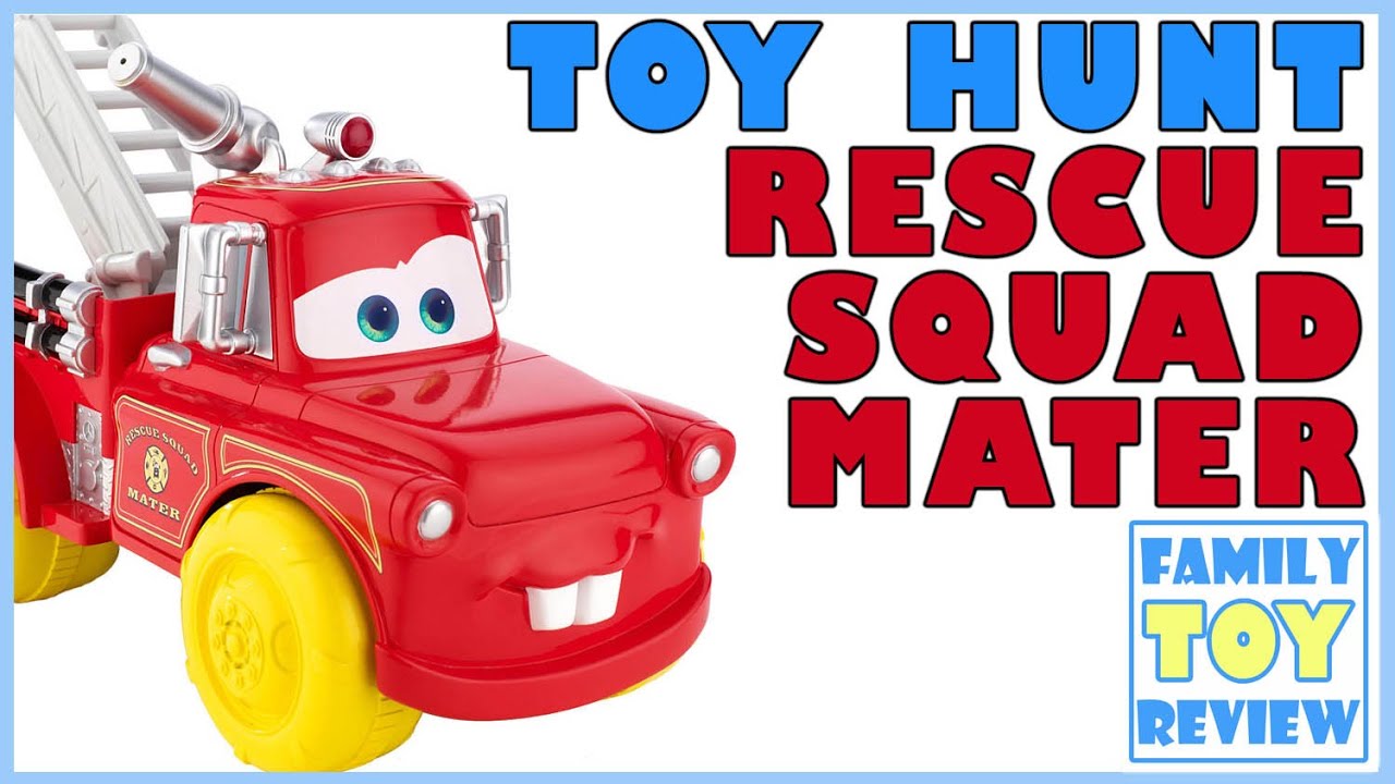 Rescue Squad Mater Hydro Wheels Disney Cars Water Toys Colossus Truck