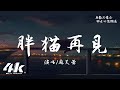 蘇芙蕾 - 胖貓再見『風替我說了再見 再見再也不見，怎樣的我 能讓你感到思念。』【高音質|動態歌詞Lyrics】♫ - 風替我說了再見