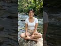 गर्मी धेरै भयो सोल्टीहरू! 😄 खोलामा नुहाउन आएकी हुँ 💦 | AI Girl Shorts