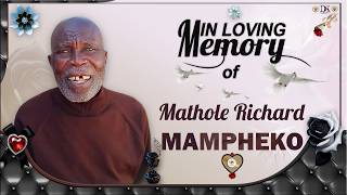 IN LOVING MEMORY OF MATHOBE RIICHARD MAMPHEKO