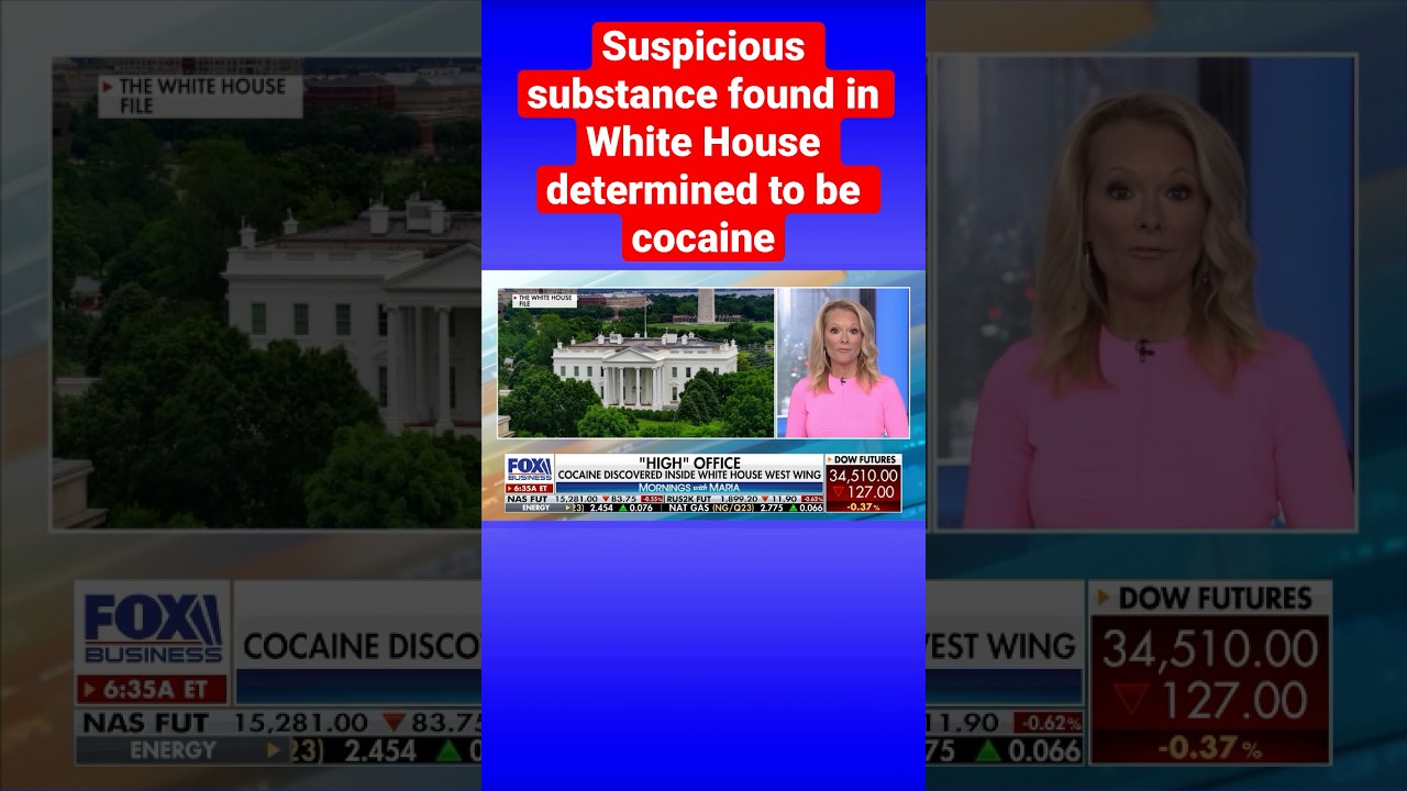 Cocaine discovered inside White House West Wing #shorts