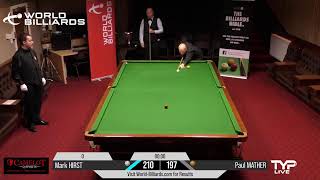 Mark Hirst vs Paul Mather | Group Stages | Welsh Open 2021 | World Billiards