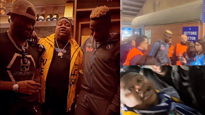 Victor Osimhen goal and Meets with Cubana Chiefpriest and Peter Psquare after Napoli Defeat