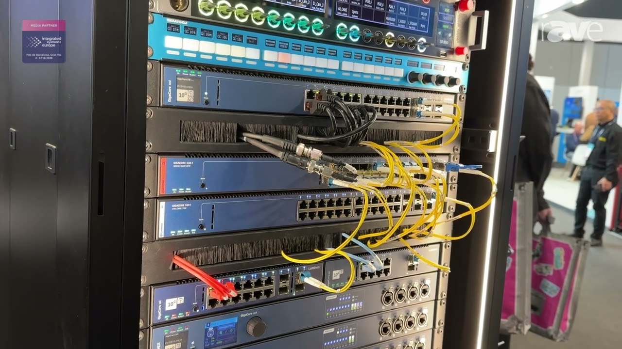 ISE 2026: Luminex Shows Off GigaCore O26-I and S30-I Ethernet Switches